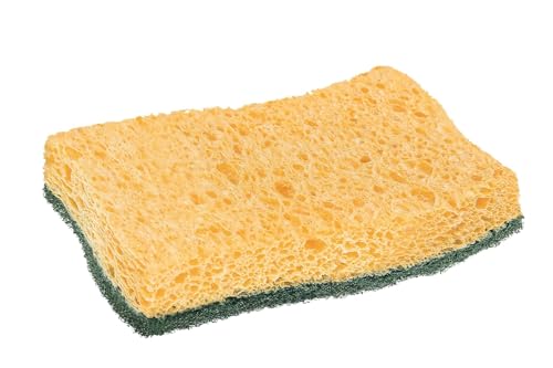Scotch-Brite Classic Naturfaser-Reinigungsschwamm, 6 Stück + 2 GRATIS - Allzweck-Schwamm für den Alltag - Kratzfrei
