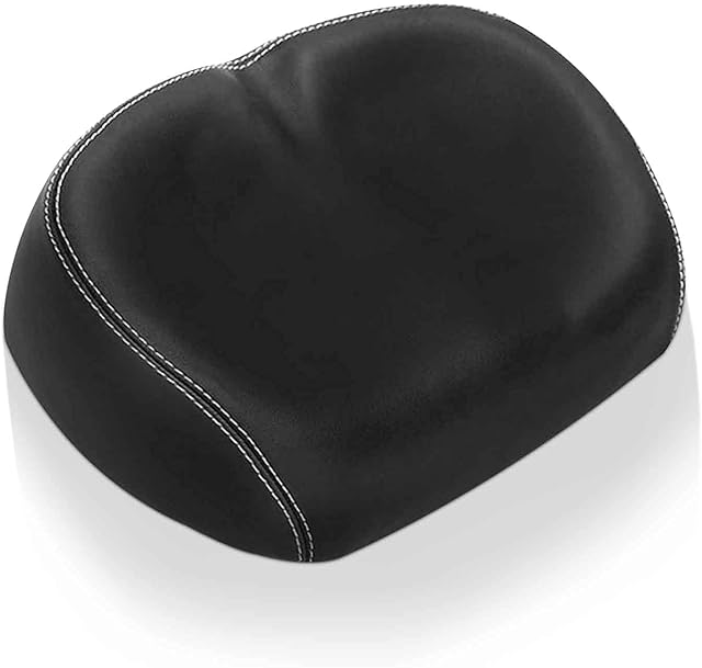Holdfiturn Oversized Bike Seat Noseless Bicycle Saddle Universal Comfort Wide Big Ass Bicycle Saddle