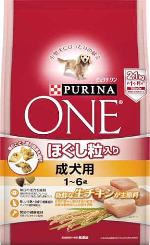 ピュリナ ワン 成犬用(1-6歳) ほぐし粒入り チキン 2.1kg(700g×3袋)...