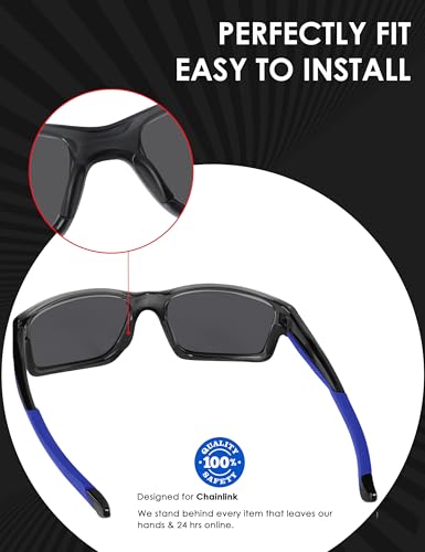 Image of BLAZERBUCK Replacement Sock Kits Earsocks & Nose Piece for Oakley Chainlink OO9247 Sunglasses
