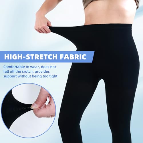 medical compression pantyhose for women amp men 20-30mmhg graduated support compression tights footless medical compression stockings amp leggings for edema varicose veins swellingblackl