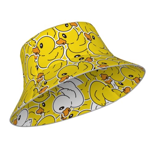 Image of Bucket Hat Beach Summer Sun Hat Reversible Fisherman Hats Double Sided Wearing for Women Men Boys Girls