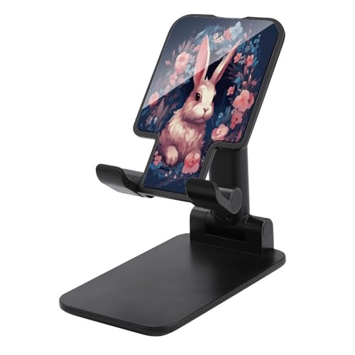 Soporte para teléfono de altura ajustable con diseño de conejo infantil