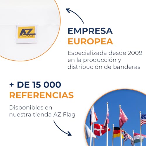 AZ FLAG - Bandera Andalucía - 150x90 cm - Bandera Andaluza 100% Poliéster ligero Con Ojales de Metal integrados - 80g