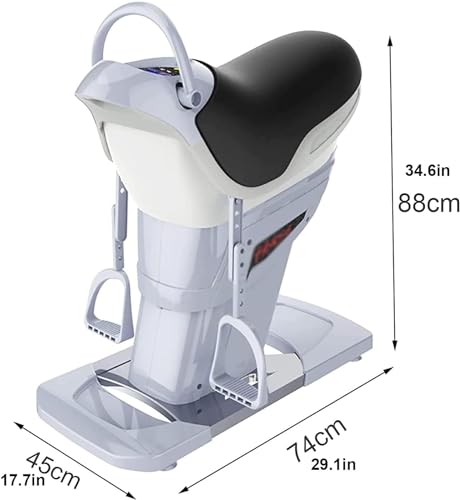 Máquina eléctrica para montar a caballo, equipo de fitness con ajuste de velocidad de vibración en 20 niveles, máquina de ejercicios abdominales con interruptor de seguridad, dispositivo de entrenamiento físico miniatura 2