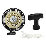 PowerMotor Pull Start Assembly with Replaces Pull Rope Handle Replacement for 212cc 6.5HP GX160/GX200 Engine 212cc 196cc 224cc 208cc Go Kart Generator Lawn Mower Parts 28400-ZH8-013ZA -Black