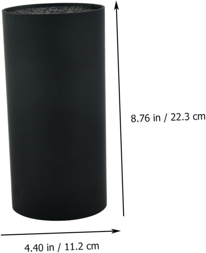 ABOOFAN Multi Functional Knife Storage Rack Kitchen Tool Holder Black Safe Organizer Convenient Cutter Holder for Household Kitchen Tool Storage