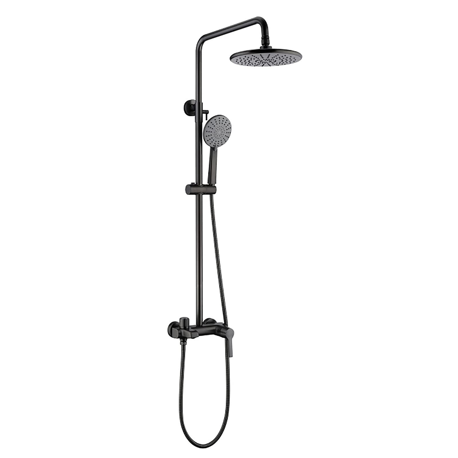 Ensemble de douche noir et or pour transformer votre bain en spa privé