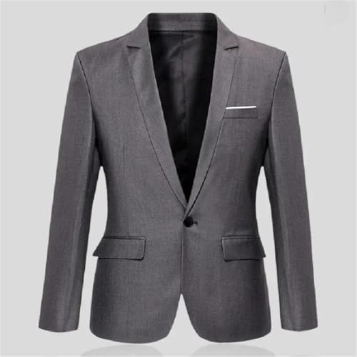 Men's Solid Color Retro Large Size Suit Jacket Business Casual Party Banquet Blazer2