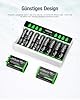 HiQuick LCD 8-slot Battery Charger for AA & AAA Rechargeable Batteries, Type C and Micro USB Input, 5V 2A Fast Charging Function, Intelligent Battery Detection Technology, AA AAA Battery Charger #2