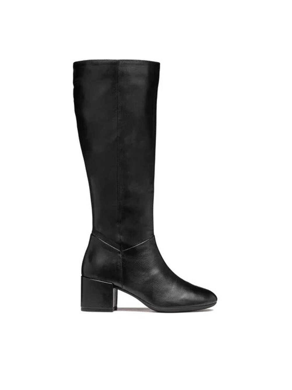 Geox Women's D Eleana AFashion Boot, black, 6 UK