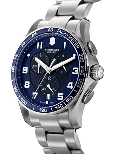 Victorinox Chrono Classic Chronograph Blue Dial 45mm Men's Watch - Image 2