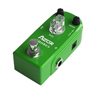AZOR Chorus Pédale d’effet pour guitare électrique et basse True Bypass - Les Beatles, Paul McCartney, John Lennon, RIngo Starr, George Harrison AZOR Chorus Pédale d'effet pour guitare électrique et basse True Bypass – Image 2