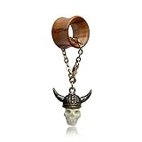 --MAßE-- der Skull mit Helm ist ca. 21mm breit und ca. 20mm hoch. Das Gewicht beträgt ca. 4,35g. Die Länge der Kette misst insgesamt: ca. 50 mm. Die Kette ist ca. 3mm breit, die Öffnung des Ohrtunnels sollte also etwas größer sein.