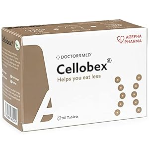 Cellobex® Eetlustremmer | Snelle afslankingspillen voor mannen en vrouwen | 100% natuurlijk en vegetarisch | Hongerstillers | Veilige hongerstillende pillen | 90 tabletten om eetverlangens te stoppen | Geproduceerd in Europa