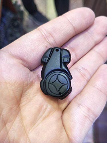Collier obsidienne contre le stress avec son pendentif PiXiu sculpté - 4