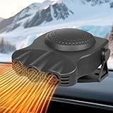 Car Heater 12V 200W 2-in-1 Defroster & Defogger, Fast Heating, Large Airflow, 360°...