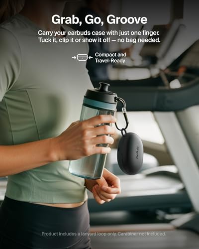 Image of Belkin SoundForm ActiveFit Wireless Earbuds w /Built-in Microphone, USB C Fast Charging, 36H Battery Life, IP54 Water Resistance - Bluetooth Earbuds for iPhone, iPad, Galaxy, Pixel, & More - Black