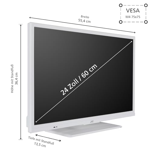 JVC Fernseher 24 Zoll Smart TV powered by TiVo (HD-Ready, HDR, Triple-Tuner, 6 Monate HD+ inkl.) LT-24VH5455W – Bild 4