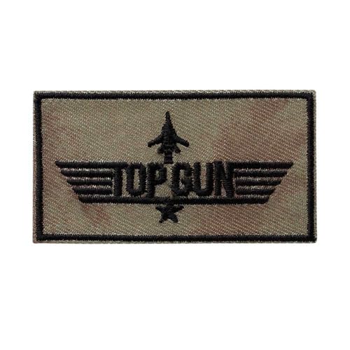 Mono-Quick 1830x Top Gun© Logo Applikation, Bügelbild, Patch, Aufbügler, verschiedene Motive (18302 - TG Logo)