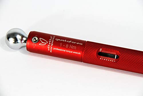 Giustaforza 1-8 Mini, Torque Wrench To Operate In Tight spaces, the Ideal Bicycle Torque Tool For Both Professional Mechanics and Cycling Enthusiasts