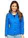 Produktbild BOLF Damen Übergangsjacke Steppjacke Stehkragen Daunenjacke Reißverschluss Sportjacke Zip Wärme Freizeit Sport Basic Outdoor Casual Style 1141 Blau(Hell) M [D4D]