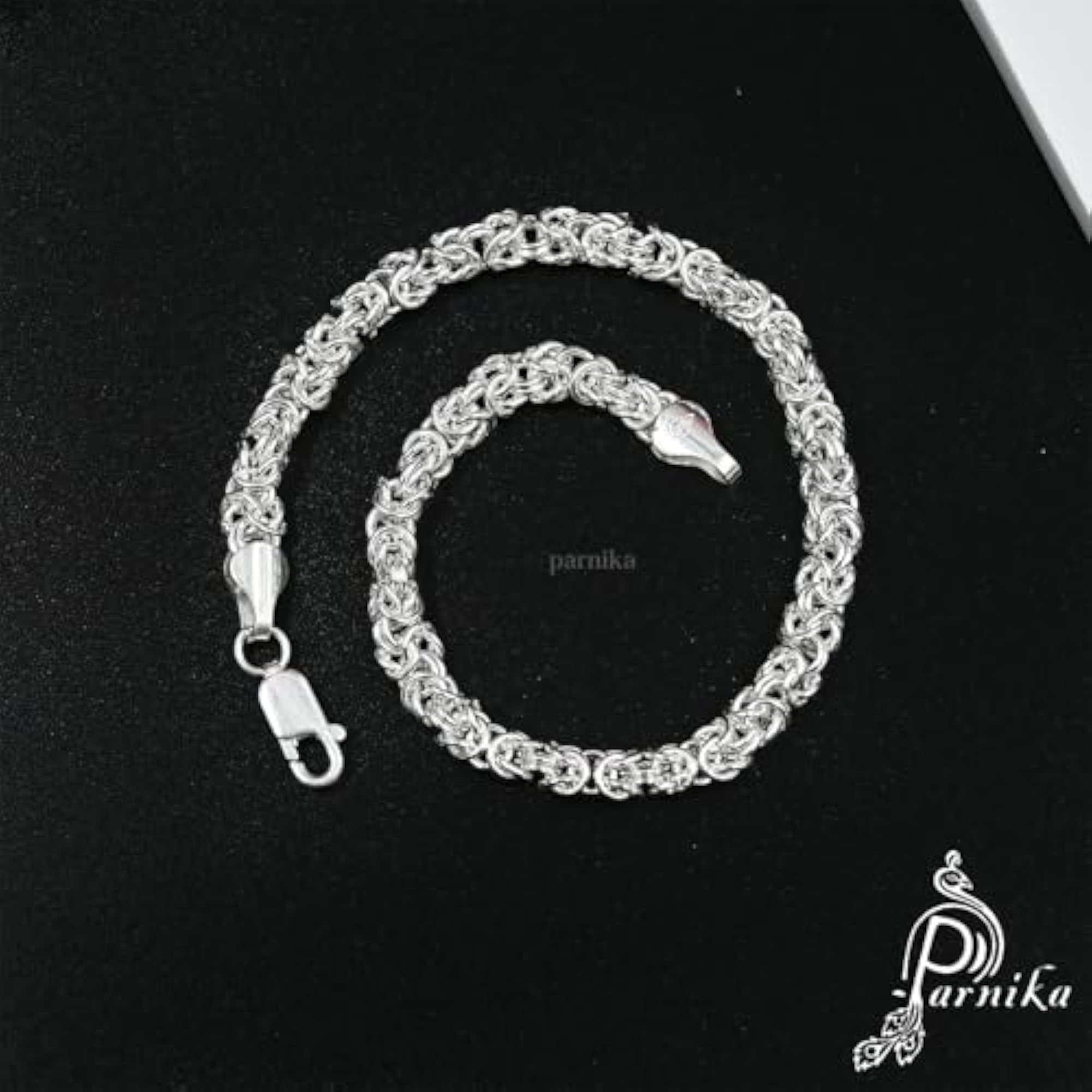 925 Stylish Gents Bracelet in Pure 92.5 Sterling Silver