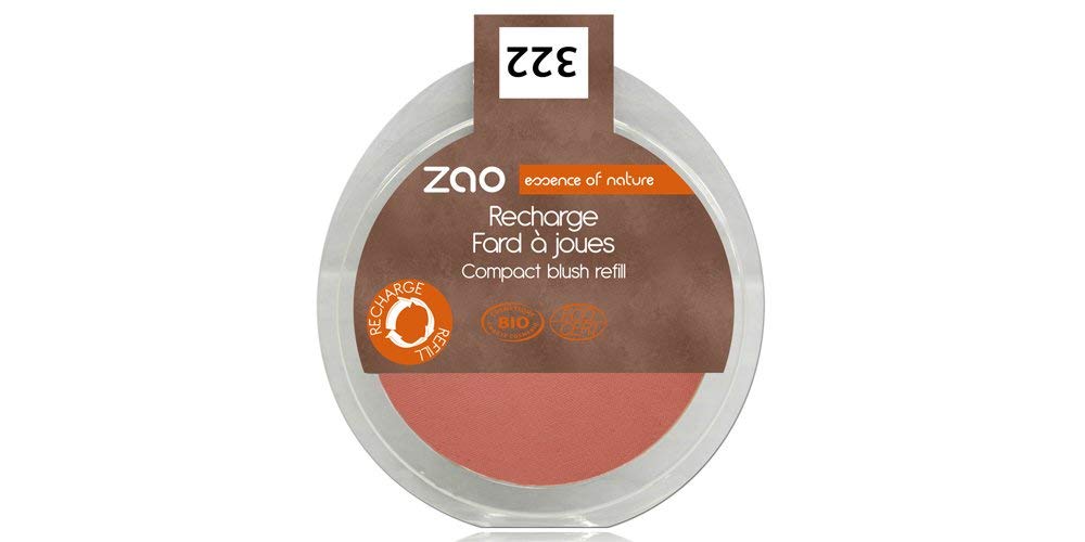 Zao - Bamboo - Blush Compatto - No. 322/Marrone-Rosa-image