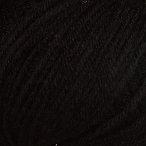 Image of M.G ENTERPRISE 100% Acrylic Wool Black 14 Pc Baby Wool 4 ply Wool Ball Hand Knitting Wool /Art Craft Soft Fingering Crochet Hook Yarn-YE Art-FF