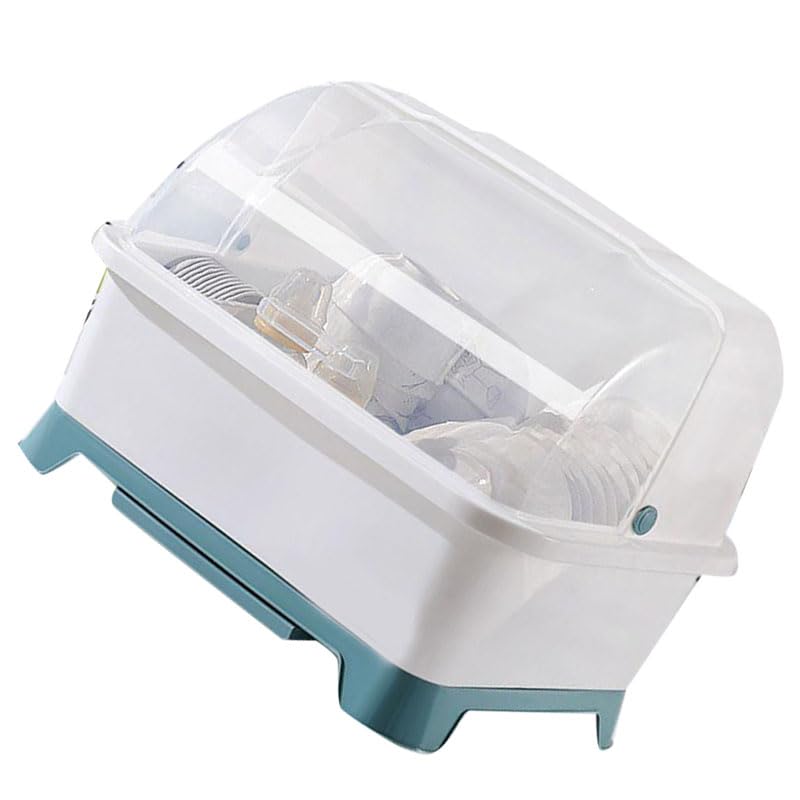 Grille de séchage double couche avec couvercle, égouttoir à vaisselle résistant au stockage de cuisine, boîte de rangement pour côtelettes, support pour séchage