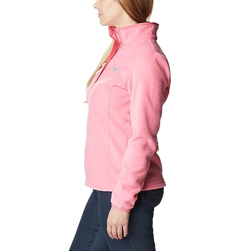 Image of Columbia Womens Benton Springs Half Snap II Pull Over Fleece Jacket, Dark Stone /Canoe /Vintage Blue, 3X