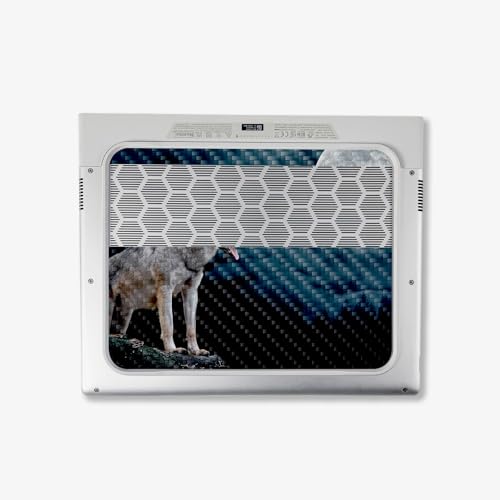 Image of MightySkins Carbon Fiber Skin Compatible With Alienware X14 R2 (2023) Full Wrap Kit - Happy Hunting | Protective, Durable Textured Carbon Fiber Finish | Easy To Apply & Change Styles | Made in the USA