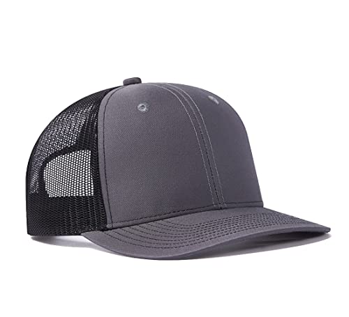 Image of Quanhaigou Trucker Hat - Mesh Snap Back - Unisex Adjustable Baseball Cap - Outdoor Hats for Men Women