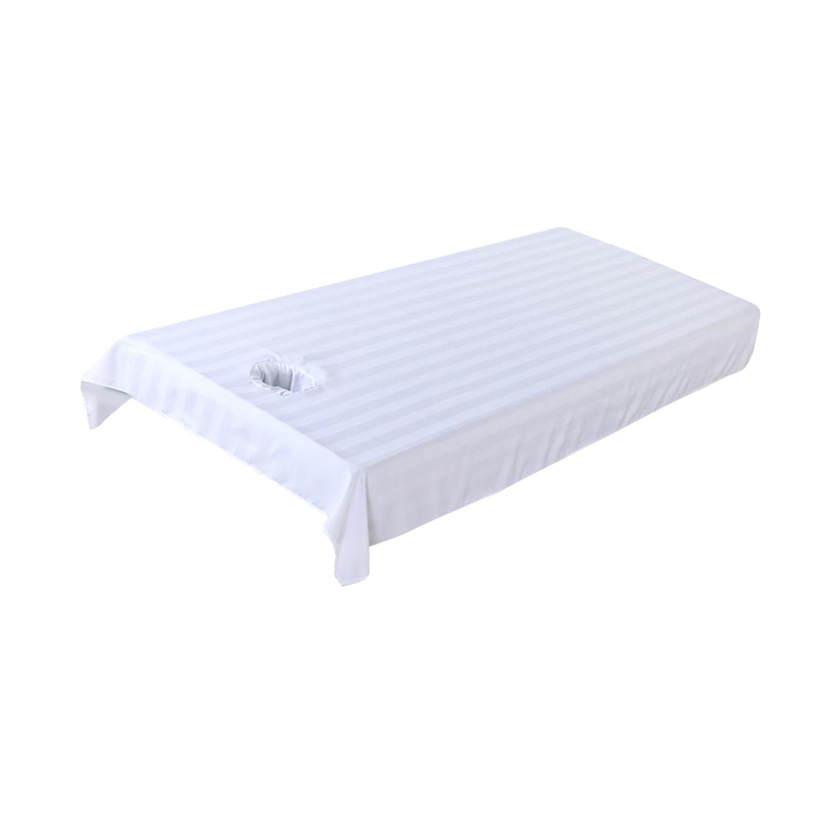 Beauty Salon Bed Sheet Waterproof Massage Bed Cover for SPA Clubs Home Tuina White, 120x210 cm