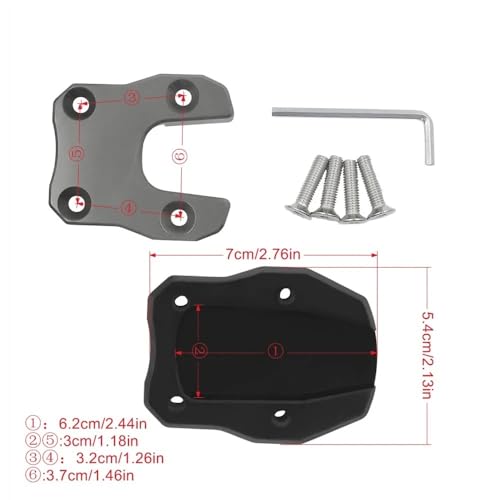 Extension béquille PCX 125 150 160 support latéral de moto élargi pour stationnement stable - 7