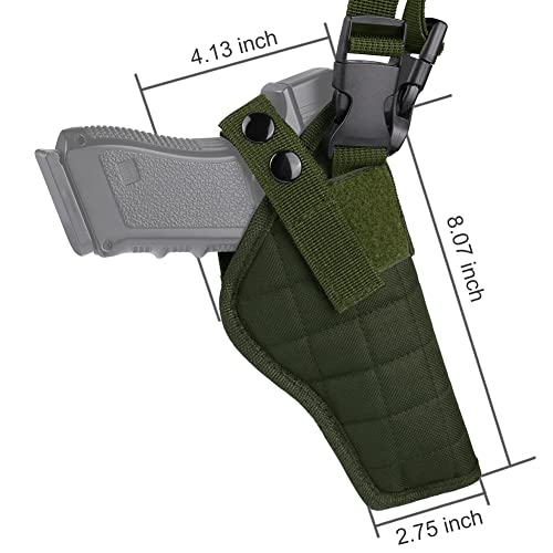 Shoulder Holster Xaegistac Airsoft Holsters General Vertical Gun Holster Adjustable for Most Kinds of Pistols (Army Green) by xaegistac - Image 6