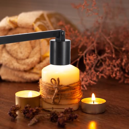 HaiFafafaing Candle Snuffer, Candle Snuffer with Long Handle, Stainless Steel Flame Snuffers for Putting Out Wick Flame Safely, Candles Extinguisher Tool - Thumbnail 5