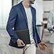 EasyAcc Tastatur Hülle Kompatibel mit iPad 6. Generation 2018/5. Generation 2017, iPad Air 2 & 1, Wireless Bluetooth QWERTZ Deutsch mit Stifthalter- Schwarz