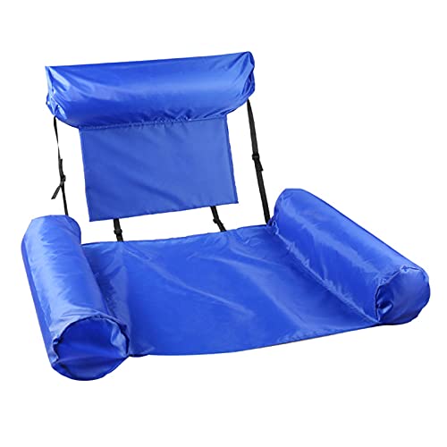lifcasual Rede flutuante para piscina, cama flutuante inflável, cadeira reclinável, jangada, diversã
