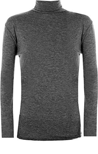 Image of Loxdonz Girls Long Sleeve Turtleneck Tee Shirt Kids Casual High Neck Tops T-Shirts | Youth Size 3-14