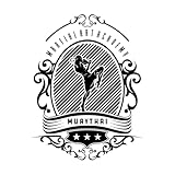 Wandaufkleber aus Papier Kampfkunstakademie Muay Thai 51x66.2cm Änderungen und Informationen möglich Schwarz