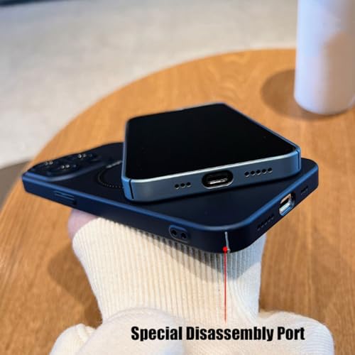 Coque Rigide PC Magnétique pour iPhone 14 Pro Max avec Protection Caméra Intégrée YKD Argent - 2