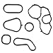 EATAKWARD Gasket Seals Set of 6, Replacement for Mini Cooper Paceman Countryman Oil Filter Housing and Oil Cooler Gasket Seal 11428643747 11428643758