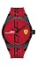 Ferrari Men's RedRev Quartz Plastic and Silicone Strap Casual Watch, Color: Red (Model: 830617)