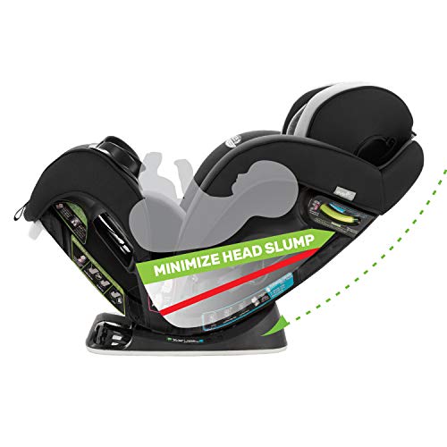 Evenflo EveryStage LX All-in-One Car Seat, Convertible Baby Seat, Convertible & Booster Seat, Grows with Child Up to 120 lbs, Angled for Comfort & Safety, 3-Times-Tighter Installation