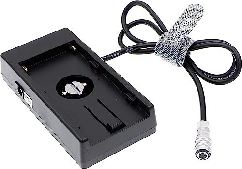 Uonecn Movie Blackmagic Cinema Camera Bmcc 4K Bmpcc Power Supply Mount Plate Adapter For Sony Np-F970 Battery #TOP12