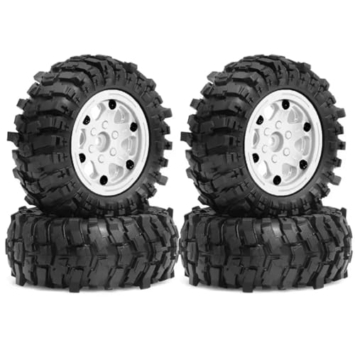 RC�r�[�h���b�N�^�C���p�[�c For Axial For SCX10 Pro For Capra For TRX4 D90 1/10 4 �� 88 �~�����[�g�� 1.9 "�r�[�h���b�N�v���X�`�b�N�z�C�[���^�C���n�u�\�t�g���o�[�Z�b�g RC �N���[���[��(W