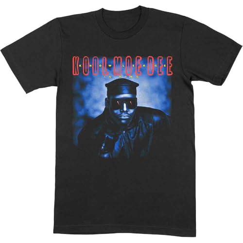 Image of Kool Moe Dee Knowledge is King Official Tee T-Shirt Mens Unisex (XX-Large) Black