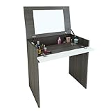 Nexera 221633 Allure Vanity, Ebony and White