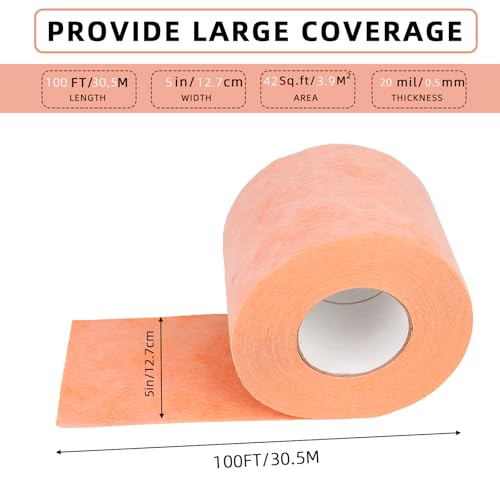 Professional Waterproof Membrane for Shower,5In x 100Ft(42 Sq Ft), Superior Waterproofing Solution for Bathroom, Kitchen,Saunas and Wet Areas by Kauwm - Image 2